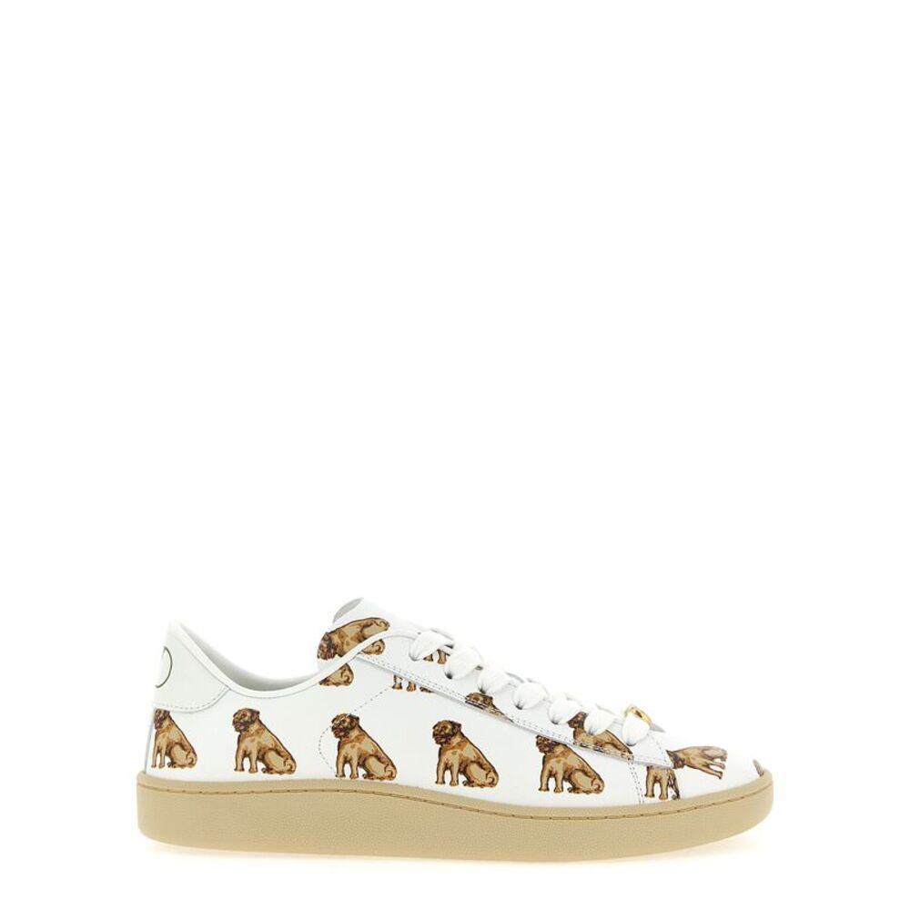 Valentino Garavani White Calfskin Low Top Women's Sneakers